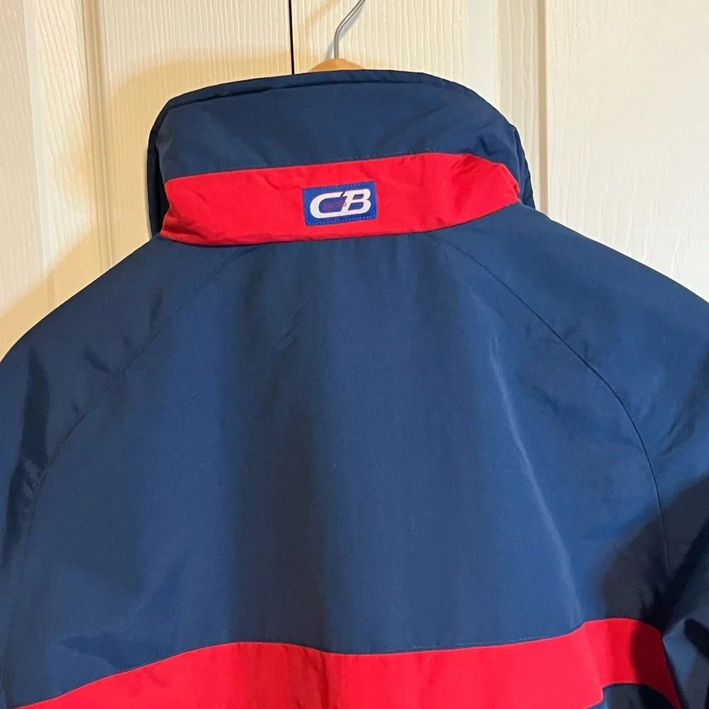 NWT, men’s CB Sports jacket, navy and red, size large - Picture 10 of 10